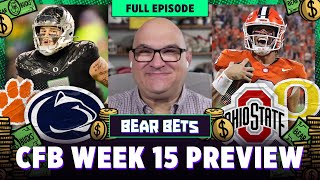 CFB Conference Title Weekend Preview 5 Georgia vs 2 Texas 3 Penn State vs 1 Oregon amp more [upl. by Mindy433]