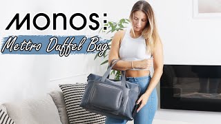 Monos Metro Duffel Review  AMAZING Carry On Travel Bag [upl. by Boelter]