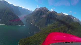 Landing at Milford Sound Airport New Zealand [upl. by Murton]