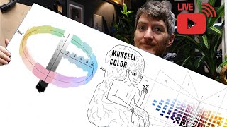 BIG BRAIN Color Theory  The Munsell Color System and How to USE IT as a Painter  then Live Demo [upl. by Ytisahc]