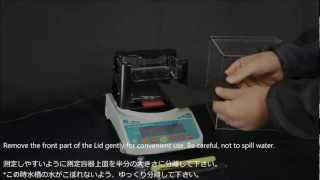 セッティング Setting ELECTRONIC DENSIMETER MDS300 PART 1 [upl. by Alanson877]