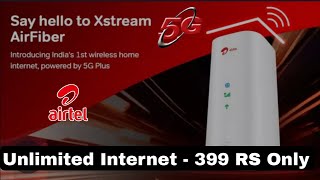 airtel airfiber 5g  airtel airfiber review  airtel airfiber recharge plan [upl. by Sharl24]