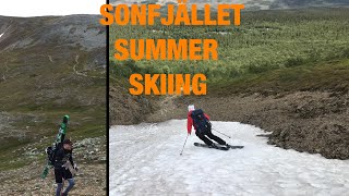 Sonfjället Summer Skiing sonfjället natur reservat [upl. by Ailongam]