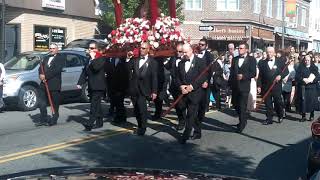 Espirito Santo Church Procession May 2014 Fall River MA [upl. by Atikihs]