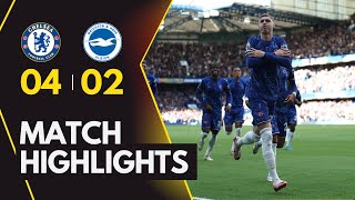 Chelsea 42 Brighton  P4LMER bags ALL FOUR  HIGHLIGHTS  Premier League 202425 [upl. by Syst]