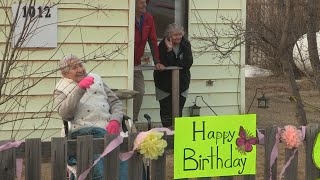 Alice Olson 97th Birthday Parade [upl. by Amhser]