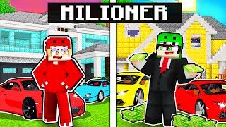 NOOB vs PRO DOM MILIONERA w Minecraft [upl. by Arak145]