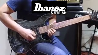 No talk Sound check Ibanez S570AH  Steelheart  Shes gone solo guitar cover [upl. by Kendrick604]