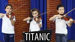 TITANIC  Evolução de 2 meses no Violino  Aula de Musica  FINPEC  Colégio Desafio [upl. by Peskoff416]