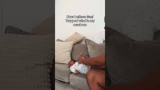 I Relieved Trapped Wind in My Newborn Baby Using THIS Technique [upl. by Marron]