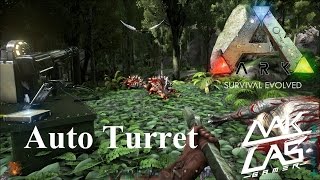 ARK  survival evolved ป้อมปืน auto turret EP 21 [upl. by Carmita]