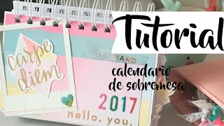 Tutorial calendario de sobremesa [upl. by Conall]