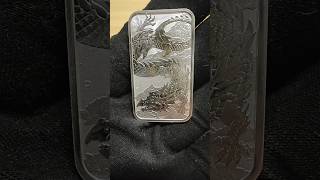 Perth Mint 2023 Rectangular Dragon 1oz Silver Coin  Shorts Silver PerthMint [upl. by Bovill726]