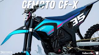 2026 CFMoto CFX Concept Unveils HighPerformance Electric Motocross Bike  450cc Motocross Killer [upl. by Anera871]