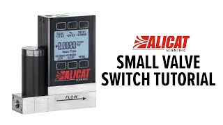 Alicat Mass Flow Controller How To  Switch Small Valve Orientation [upl. by Hendrickson]