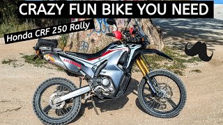 Honda CRF 250 Rally  The Funnest Bike on the Planet  Wahoo [upl. by Iggy]