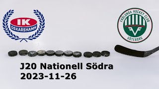 J20IKOFrölunda 231126 [upl. by Neerahs]