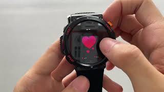 Reloj Inteligente Militar Para Hombre Con Luz Led [upl. by Ekoorb71]