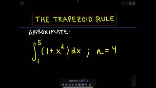 The Trapezoid Rule for Approximating Integrals [upl. by Dominik]