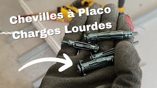 Les Chevilles Molly  Idéales Pour Fixer des Charges Lourdes dans du Placo [upl. by Evan]