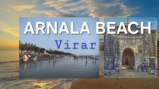 Arnala beach ⛱️  Virar West Arnala beach  VasaiVirar beaches  Mumbai  Devicharan Yadav Vlog [upl. by Airyt]