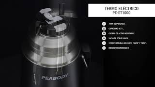 eTermo el primer Termo eléctrico de PEABODY PEET1000 [upl. by Asiret881]