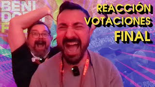 REACCIÓN VOTACIONES FINAL BENIDORM FEST 2024 [upl. by Aneroc]