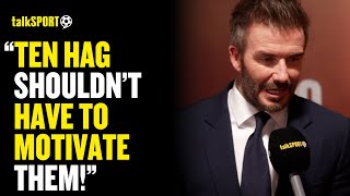 David Beckham Gives Man United Players STRONG ADVICE At The Premiere Of The 99 Documentary 👀🤔 [upl. by Phio]