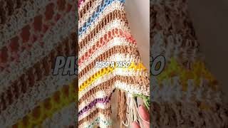 Tutorial Poncho Boho crochet [upl. by Tabbie229]