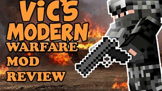 Vics Modern Warfare Mod Showcase MinecraftMods [upl. by Eelrak510]