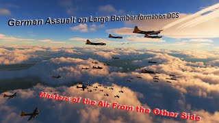 German attack on 96 B17s Bombers DCS Masters of the Air From the Other Side [upl. by Anetsirhc]