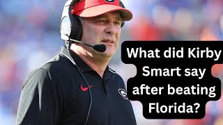 Kirby Smart makes Friday the 13th reference after Georgia destroys Florida [upl. by Calendra]