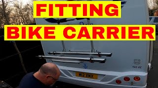 Fitting Bike Rack Cycle Carrier to a MotorHome [upl. by Prospero]