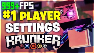 1 Krunkerio Player SETTINGS HIGH FPS SMOOTH SENS and MORE Zomballrs Krunker Settings [upl. by Htebizile]