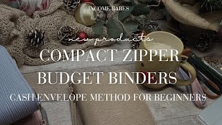 NEW Compact Zipper Budget Binders and Why You NEED One  Cash Envelope Method [upl. by Llydnek949]