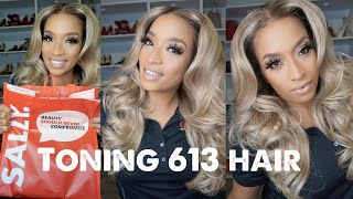 Toning and Tinting 613 Hair boldhold no music [upl. by Christan]