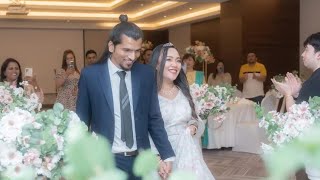 Dubai UAE Asiana Grand Hotel wedding reception celebration Rohit and Katrina [upl. by Bernj599]