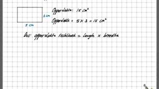 Oppervlakte rechthoek [upl. by Barnie]