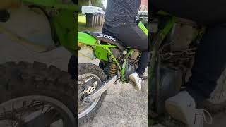 klx 300r NO EXHUAST motor motorbike bike 300 kawasaki [upl. by Oriana]