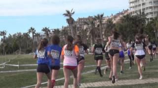 Campeonato de España de Cross Castellón 2013 Cadete femenino [upl. by Lampert]