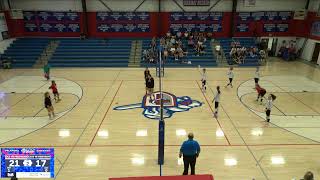 Oklahoma Christian vs Carl Albert High School Freshman Girls Volleyball [upl. by Fidel]