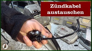 Zündkabel wechseln bei Stihl Kettensäge [upl. by Acassej]