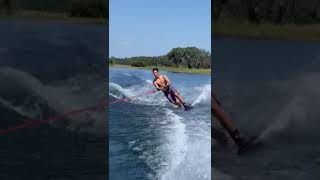 BFLSLB quotSuper Half Twistquot New Approved Waterski Trick [upl. by Wenona975]