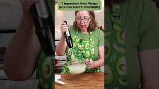 2 Ingredient Keto Wraps No Egg White Powder amp No Expensive Ingredients Carnivore Diet Wrap Recipe [upl. by Rebme]