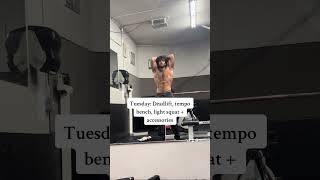 New Training Split as I Train for a Powerlifting Meet [upl. by Enomsed171]