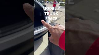 Tesla model y trunk space for traveling [upl. by Applegate698]