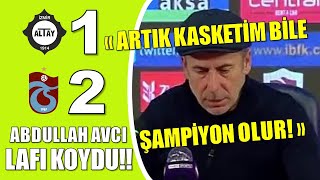 Altay 12 Trabzonspor Maç Özeti  Abdullah Avcı [upl. by Lielos]