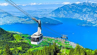 Klewenalp has the most breathtaking Lake Lucerne views 🇨🇭 Switzerland 4K [upl. by Fedak412]