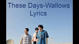 Wallows These Days Lyrics [upl. by Amick]