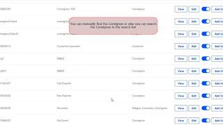 How to delete an existing Consignee account  Client [upl. by Anner943]